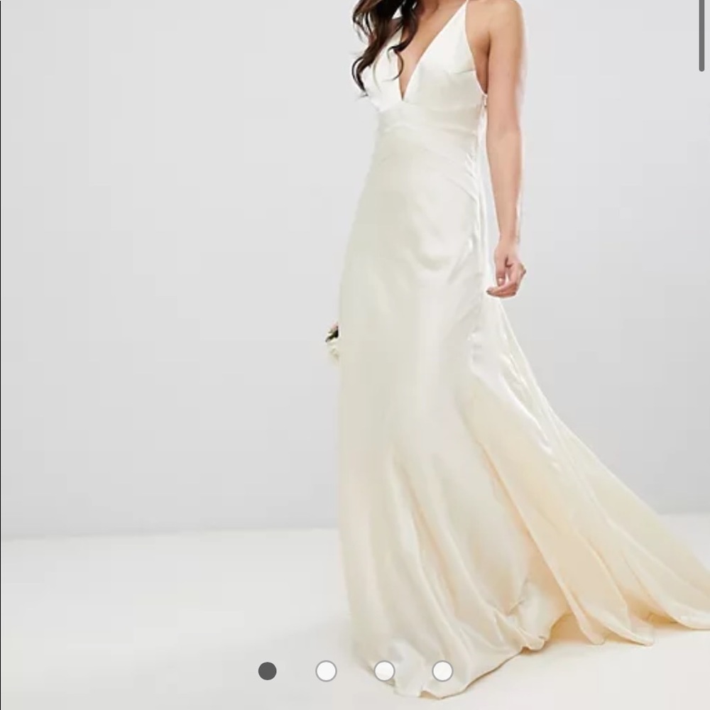 ASOS Satin Wedding Dress